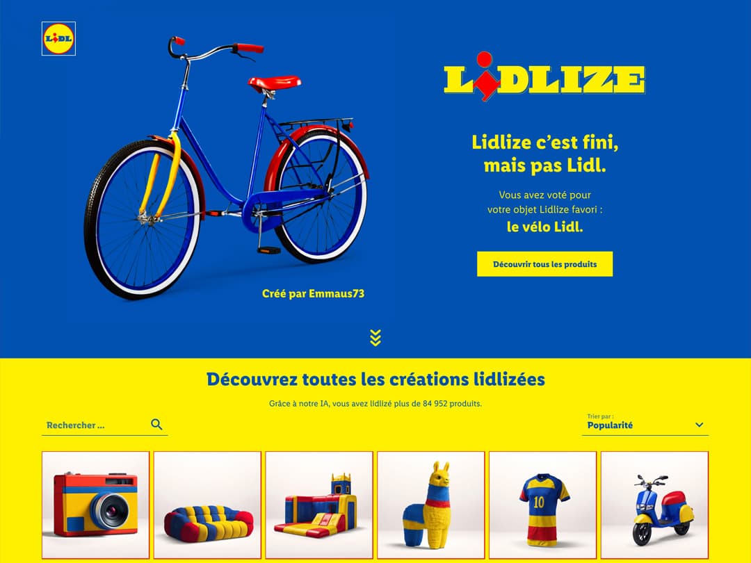 Lidlize gagnant