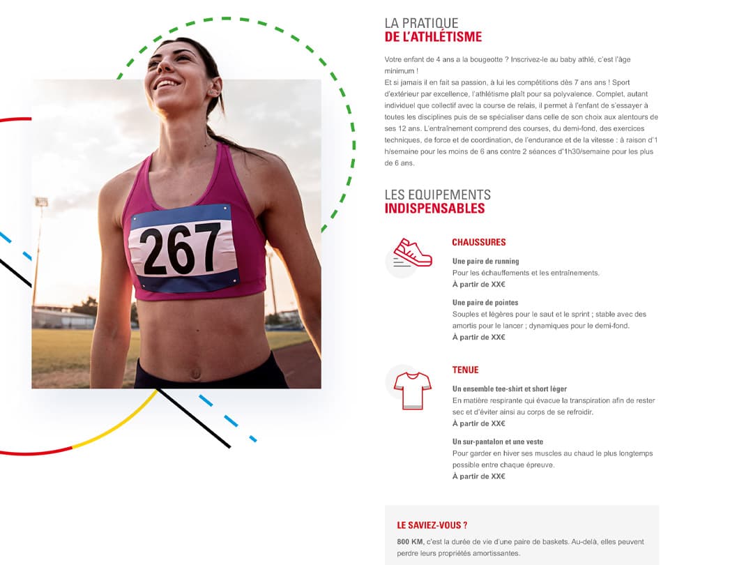 Le pacte sportif - Athlétisme